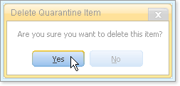 Click Yes